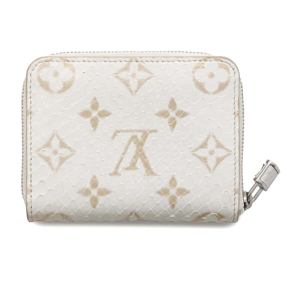 Louis Vuitton Python White Wallet Case Monogram L… - image 3